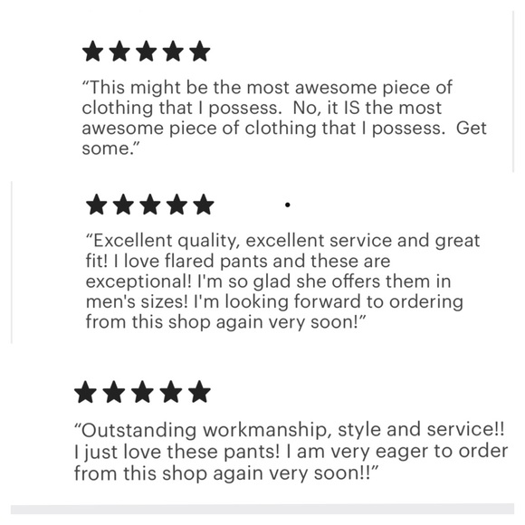 Handmade Patchwork Bell bottom Jeans Unisex Upcycled Mens Jeans - Picture 6 of 11